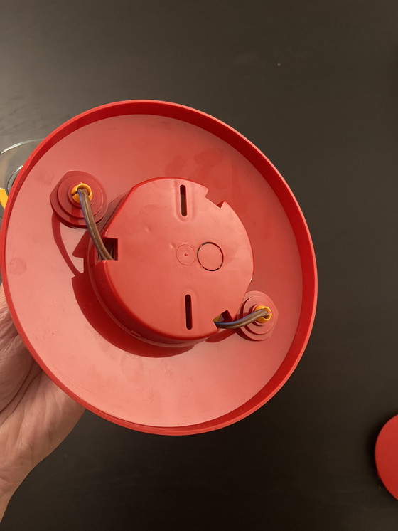 Image 1 of Vintage Massive Memphis - stijl plafondspot – 2 richtbare spots – jaren ’80 – model 2874/62 N1 – als nieuw