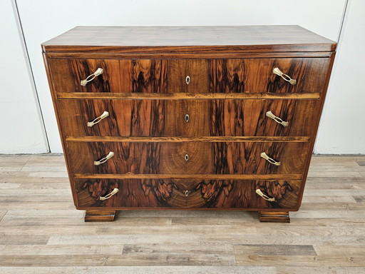Commode Art Déco en bruyère 1930/1940