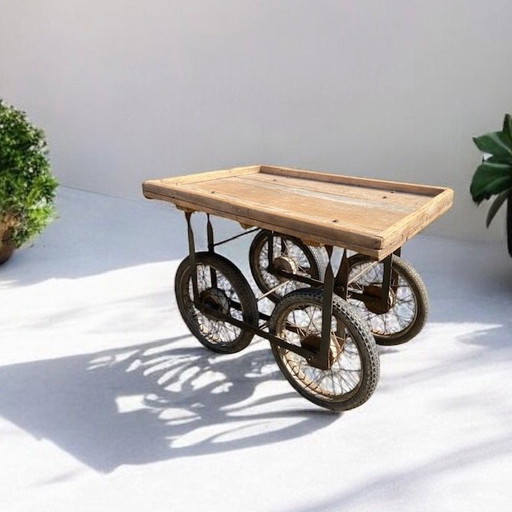 REPURPOSE wooden cart