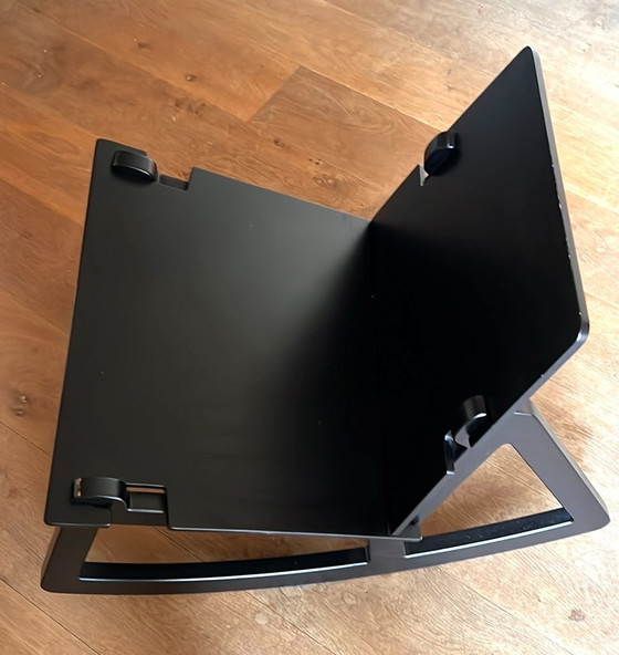 Image 1 of Black wood designer rocking chair by Fredrik Färg.