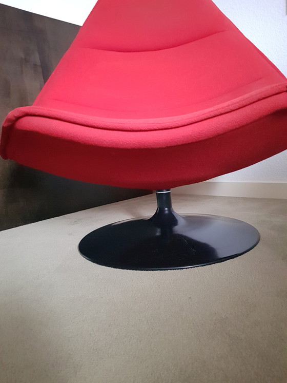 Image 1 of Artifort F510 Lounge Armchair With Matching Hocker