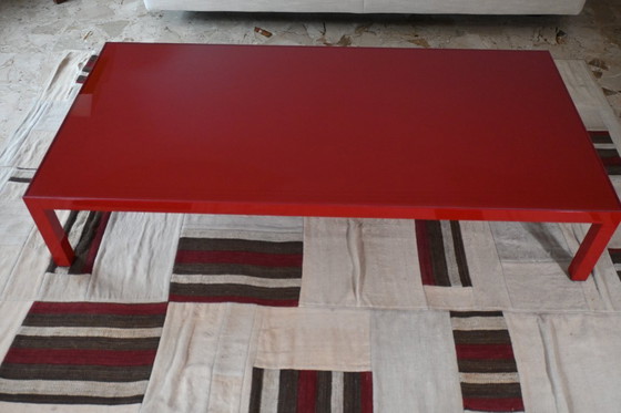 Image 1 of Red MDF Italia Coffee Table