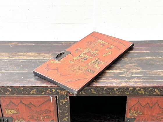 Image 1 of Cómoda de madera de olmo de la dinastía Qing, finales del siglo XIX