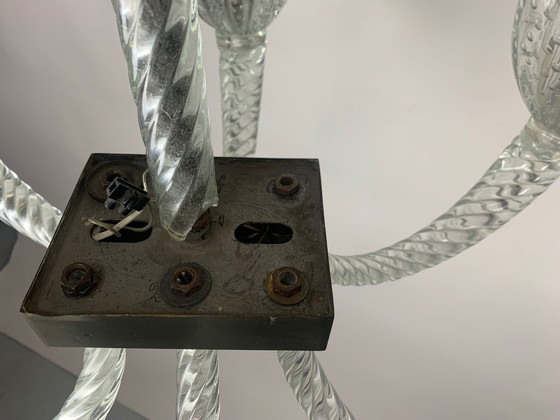 Image 1 of Seguso vetri d'arte Kronleuchter 1950er Jahre