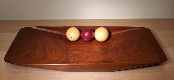 Image 1 of Cuenco de teca de Suecia, años 70