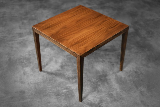Image 1 of Klassischer skandinavischer Mid-Century Couchtisch aus Palisanderholz von Severin Hansen für Haslev Møbelfabrik, 1960er Jahre