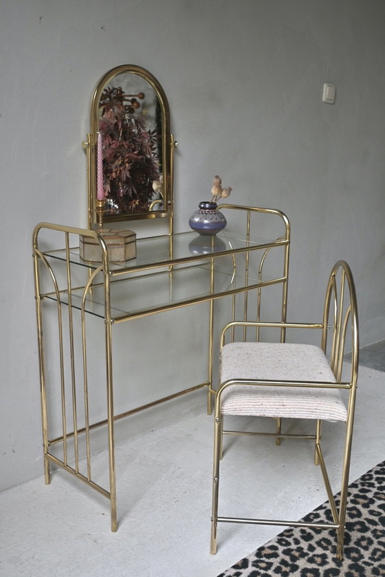 Image 1 of Toletta color oro Hollywood Regency