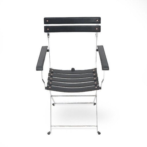 “Celestina” chair in chromed metal by Marco Zanuso for Zanotta, 1970s