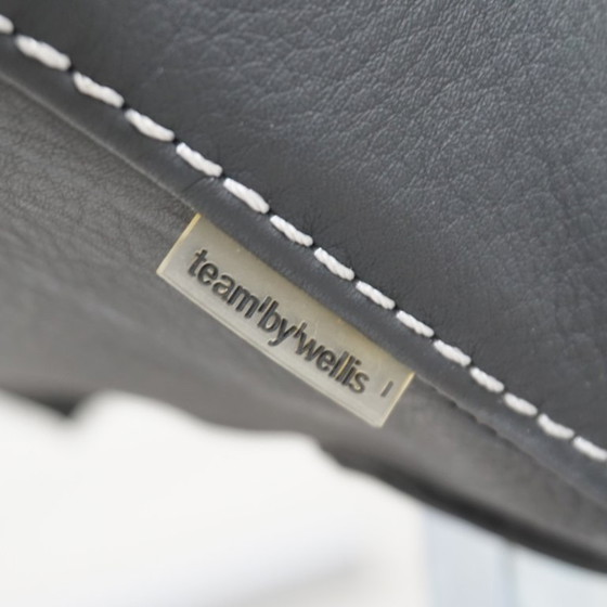 Image 1 of Team by Wellis MaRe Leder-Loungesessel und Chaiselongue von Christophe Marchand, 2002