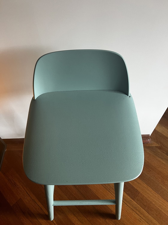 Image 1 of 4x Muuto Nerd Barhocker Hellgrün