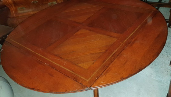 Image 1 of Couchtisch aus Kirschholz im Jugendstil mit abfallenden Ohren