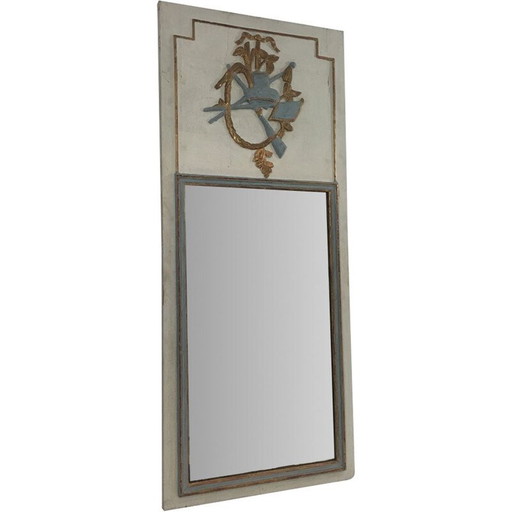 Miroir en bois sculpté Louis XVI, 1780