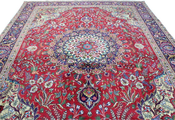 Image 1 of Hand-knotted Persian carpet - Tabriz carpet 385x283