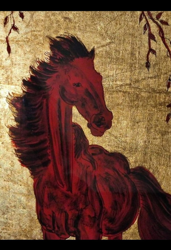 Image 1 of Horse frame signed Zeller