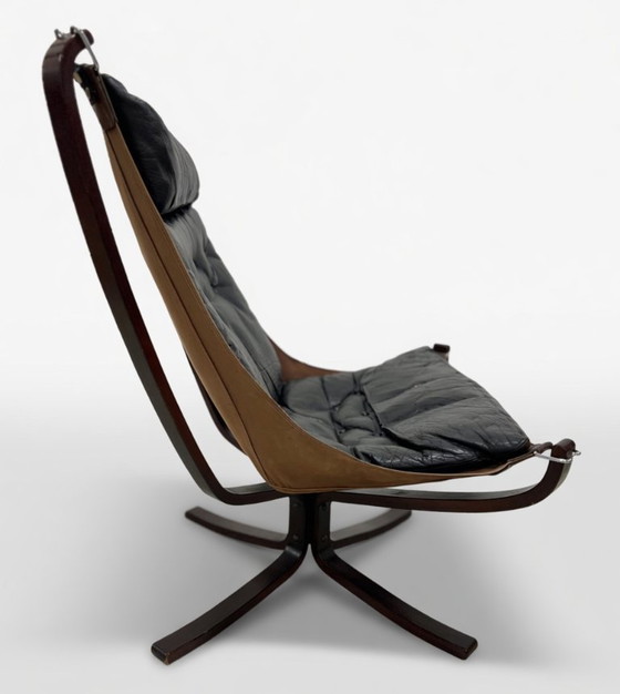 Image 1 of Chaise Falcon de Sigurd Ressel pour Vatne Møbler, Norvège, années 1970.