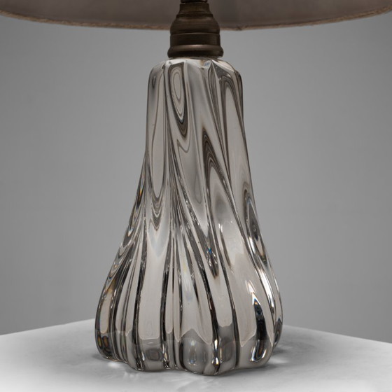 Lámpara de mesa de cristal retorcido de Baccarat, Francia, década de 1960. – Lámparas de mesa, Crystal (photo 4 of 6)