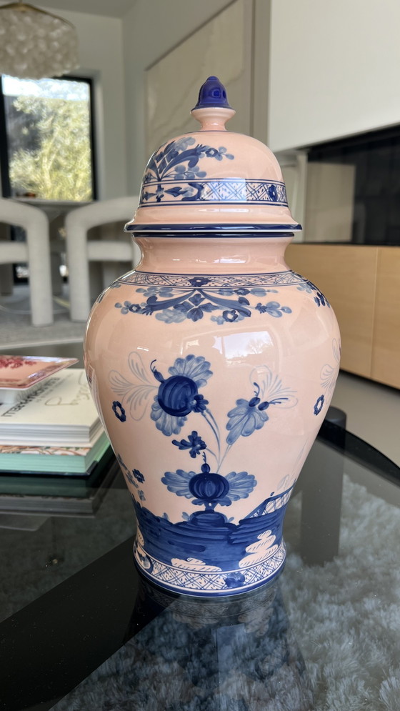 Image 1 of Grand Vase Potiche - Ginori 1735