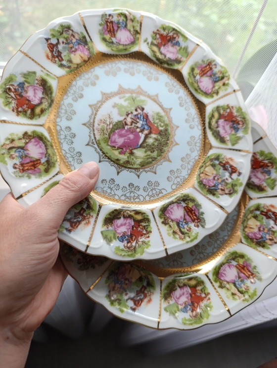 Set di 2 piatti decorativi vintage in porcellana tedesca. – Oggetti decorativi, Porcelain (photo 7 of 10)