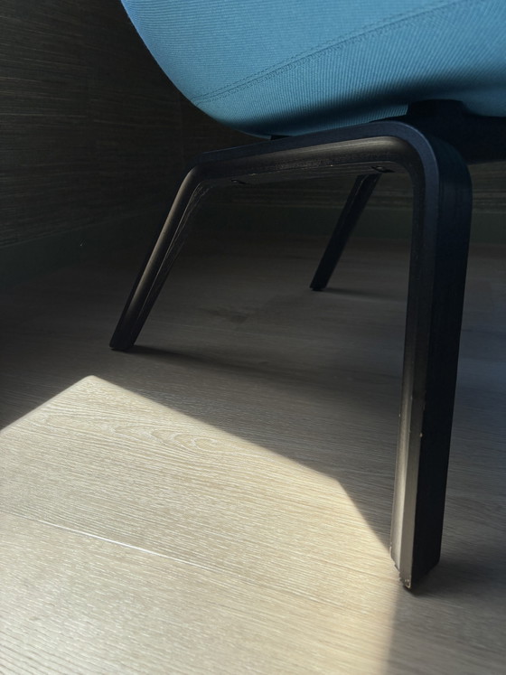 HAY About a Lounge Chair AAL83 - Blu - Set da 3 – Sedie e poltrone, Textile, Wood (photo 12 of 12)
