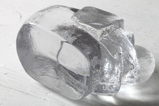 Image 1 of Elefante vintage in cristallo Skruf: scultura di Lars Hellsten, Svezia degli anni '70