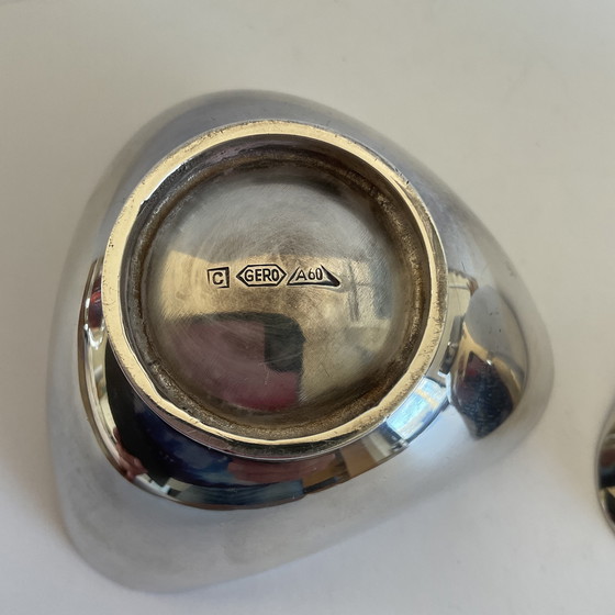 Image 1 of Sucre et pot à lait GERO 1960s Plaqué argent