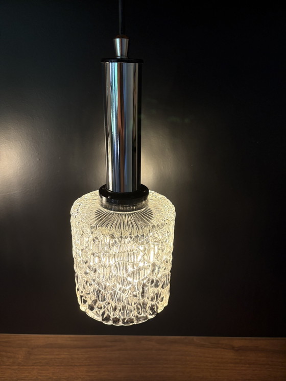 Lampade a sospensione vintage Wila anni '70 – Glass, Metal (photo 7 of 7)