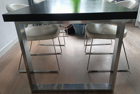 Image 1 of Dining table with 4 chairs
