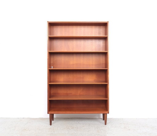 Bibliothèque en teck, design danois, années 1960