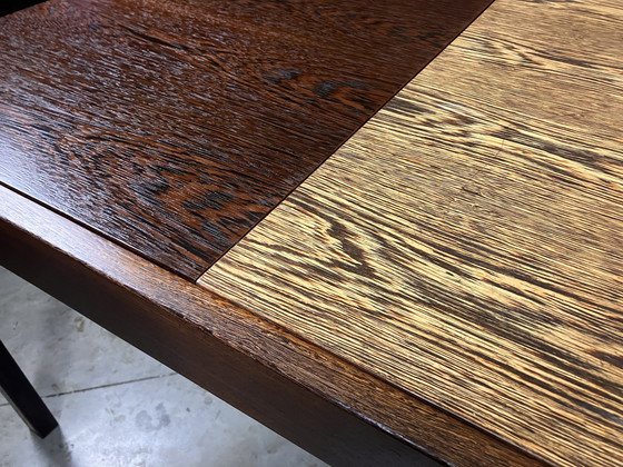 Image 1 of Pastoe Wenge table desk Braakman extendable