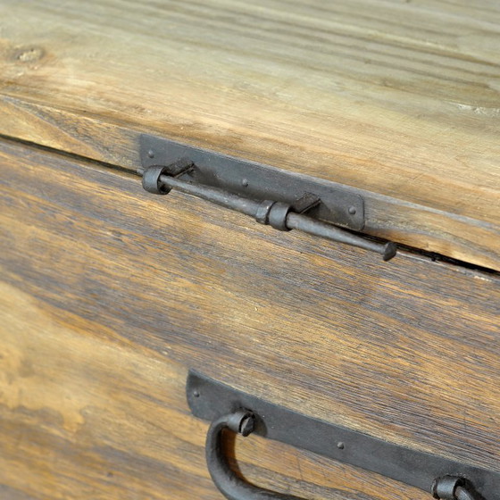Japanse Meiji-periode Choba Tansu Kist met handgesmede ijzeren beslag, circa 1880 – Kasten, Iron, Wood (photo 7 of 15)