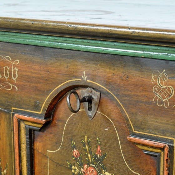 Image 1 of Folk Art Bridal Chest, 1826