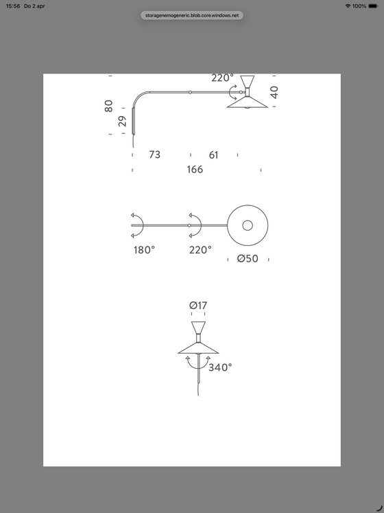 Image 1 of 2x Lámpara Nemo de Marsella