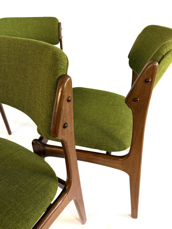Image 1 of Set of 3 vintage dining chairs model 49, Erik Buch '70