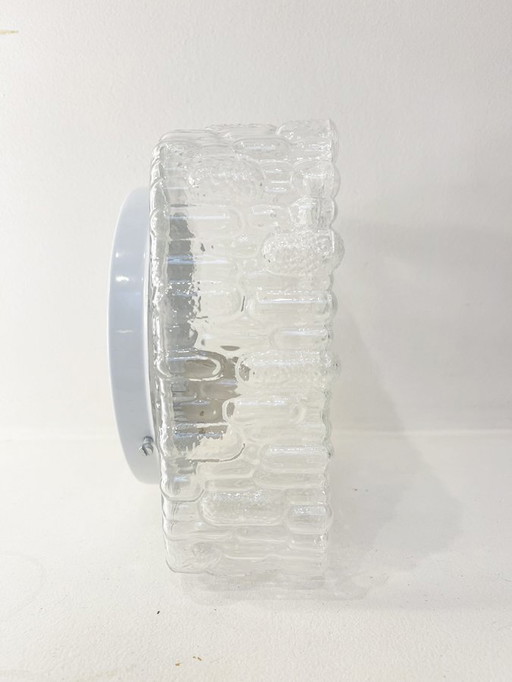 Molded Glass Ceiling Light, 1970