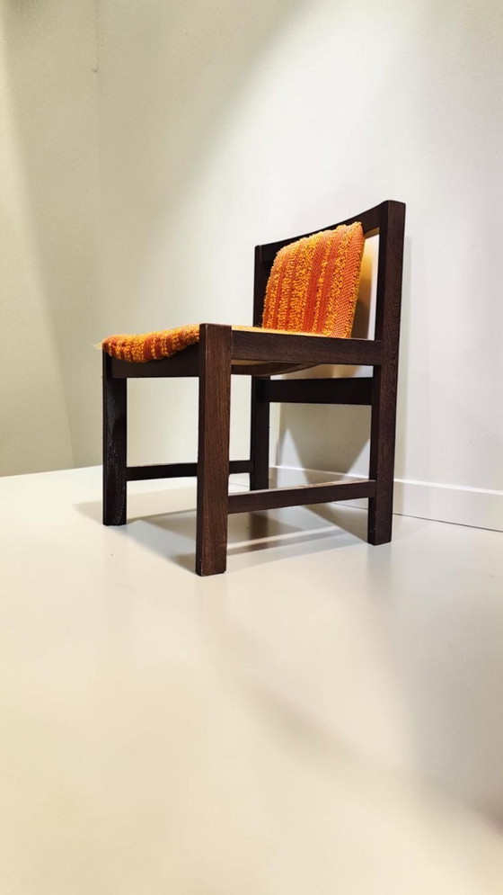 Image 1 of Ensemble de salle à manger style années 70 – table et 6 chaises