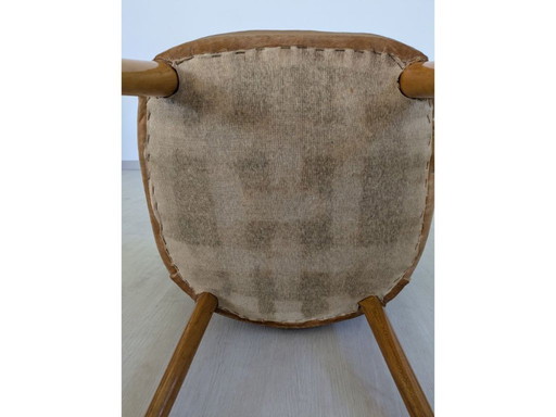 Poltrona rosa anni 50/60, design Italiano