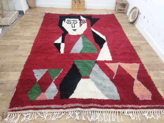 Image 1 of The Red Soul of the Atlas Berber Wool Rug