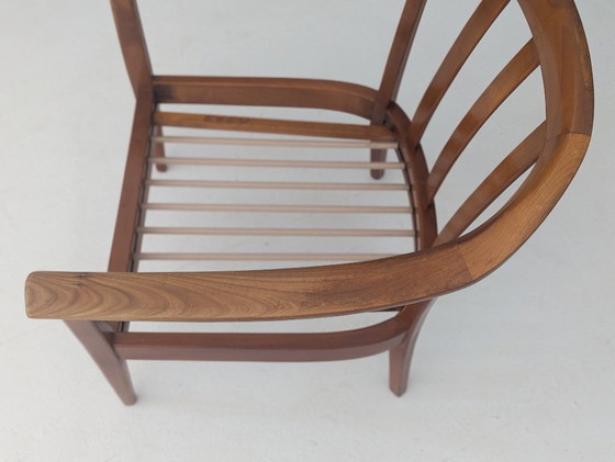 Image 1 of Poltrone in legno di ciliegio Wilhelm Knoll di metà secolo, Germania, anni '60