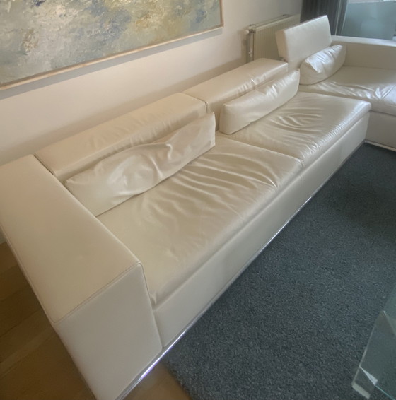 Image 1 of De Sede Ledersofa mit Chaise Longge
