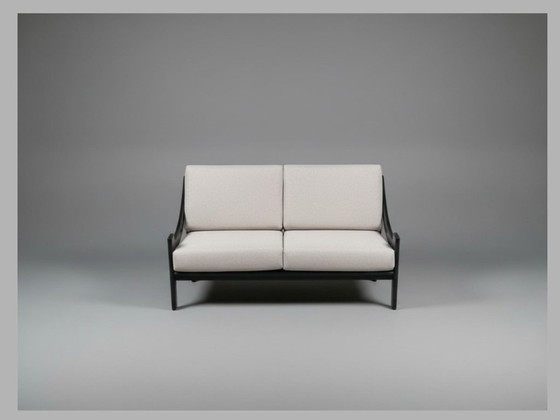 Image 1 of Vintage Scandinavian style two-seater sofa, reupholstered