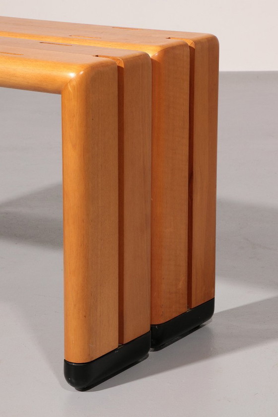 Image 1 of Italian Beechwood Benches from 1960 – Timeless Mid-Century Seating