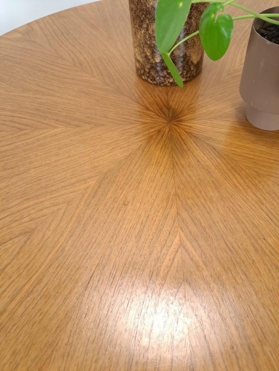 Image 1 of Mesa de centro redonda con patas de madera Ilse Möbel