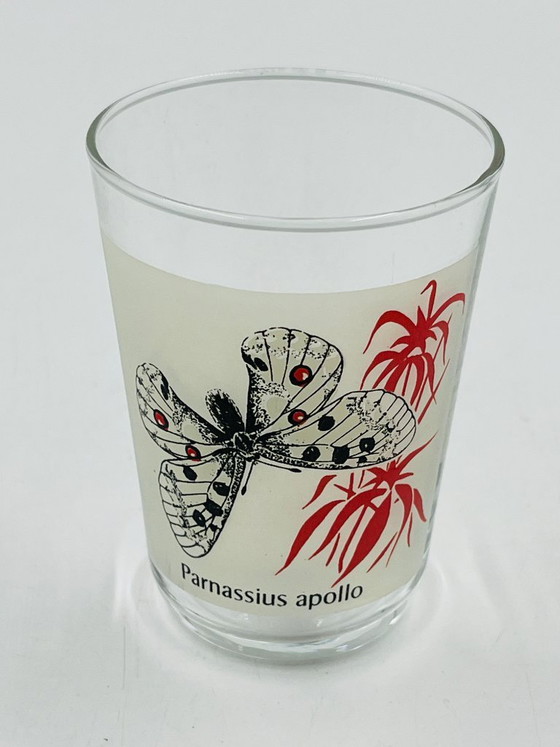 Image 1 of 6 verres papillons vintage