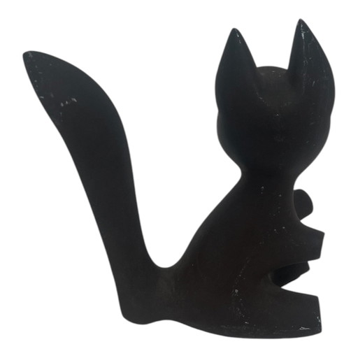 Seltene Katzenfigur von Jaap Ravelli, 1950