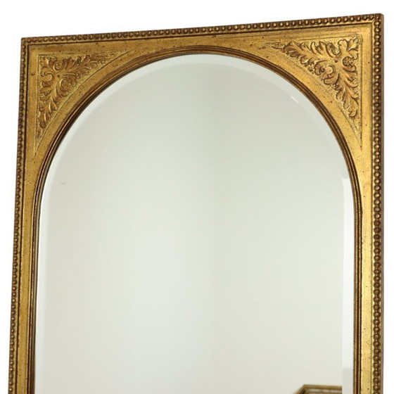 Image 1 of Vintage Gouden Deknudt Spiegel Facetgeslepen 78cm