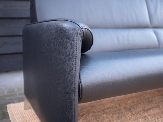 Image 1 of Leolux Felizia | 3-seater leather designer sofa | Black