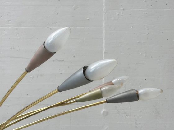Lampada a forma di ragno vintage, anni '50 – Plafoniere, Metal (photo 5 of 12)