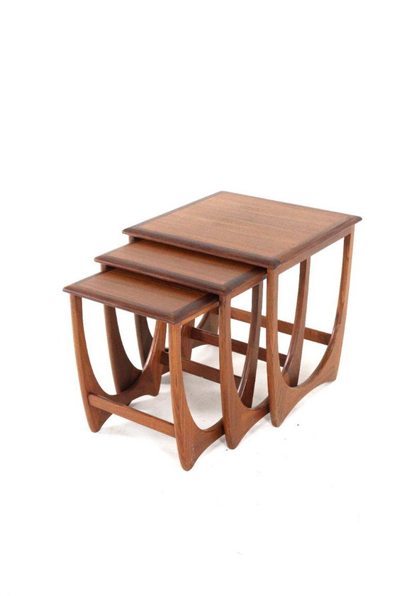 Image 1 of Tavolini ad incastro G-Plan Fresco 'Dogmersfield' Vintage