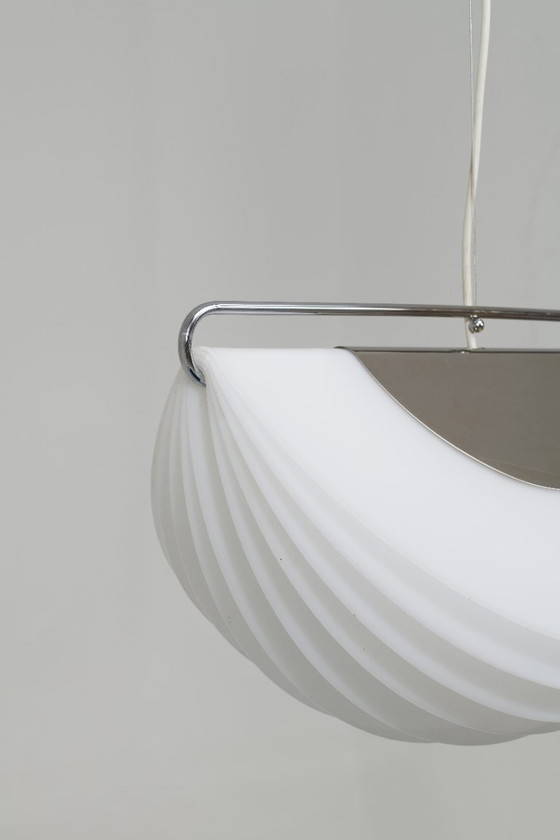 Spicchio Pendant Lamp - Ermanno Lampa & Sergio Brazzoli – iGuzzini, Plastic, Metal, Vintage (photo 4 of 18)