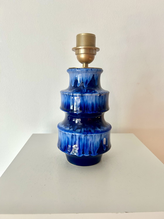 Image 1 of Lampe vase de l'ère spatiale fabriquée à partir d'un vase pagode Scheurich